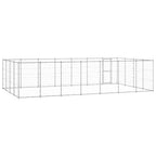 vidaXL Outdoor-Hundezwinger Verzinkter Stahl 33,88 m²