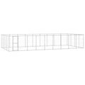 vidaXL Outdoor-Hundezwinger Verzinkter Stahl 43,56 m²