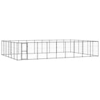 vidaXL Outdoor-Hundezwinger Stahl 65,34 m²