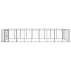 vidaXL Outdoor-Hundezwinger Stahl 65,34 m²