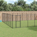 vidaXL Outdoor-Hundezwinger Stahl 65,34 m²