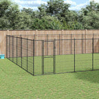 vidaXL Outdoor-Hundezwinger Stahl 79,86 m²