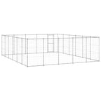 vidaXL Outdoor-Hundezwinger Verzinkter Stahl 36,3 m²