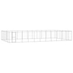 vidaXL Outdoor-Hundezwinger Verzinkter Stahl 79,86 m²