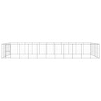 vidaXL Outdoor-Hundezwinger Verzinkter Stahl 79,86 m²