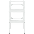 vidaXL Badezimmer Waschtischgestell Weiß 40x38x83 cm Eisen