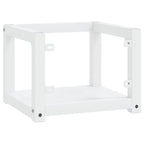 vidaXL Badezimmer Wand-Waschtischgestell Weiß 40x38x31 cm Eisen