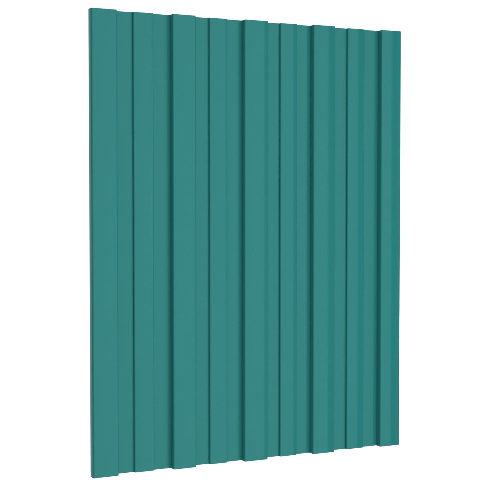 vidaXL Dachpaneel 36 pcs Grün 60 x 45 cm Verzinkter Stahl