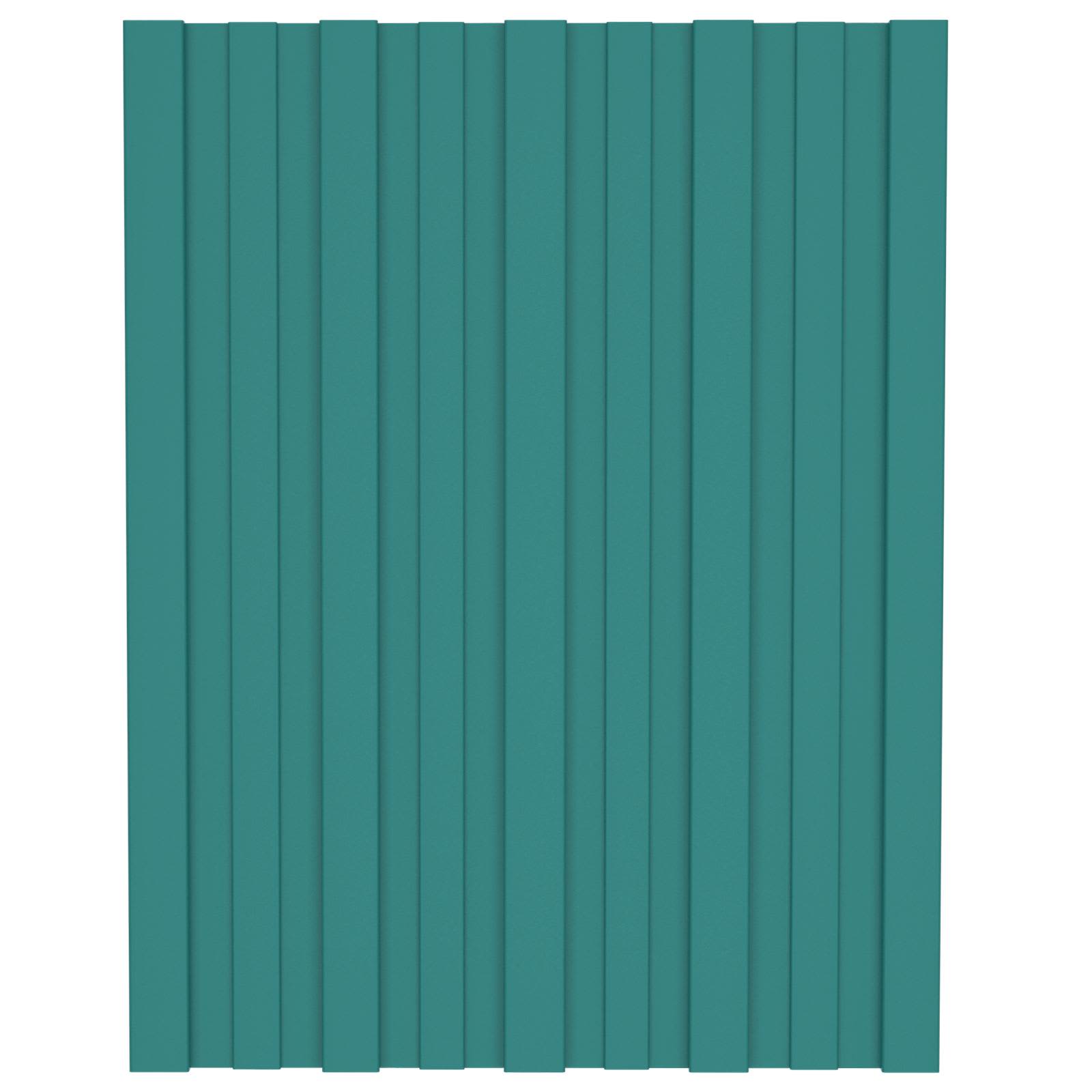 vidaXL Dachpaneel 36 pcs Grün 60 x 45 cm Verzinkter Stahl