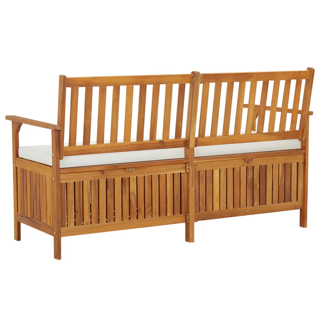vidaXL Truhenbank mit Kissen 148 cm Massivholz Akazie