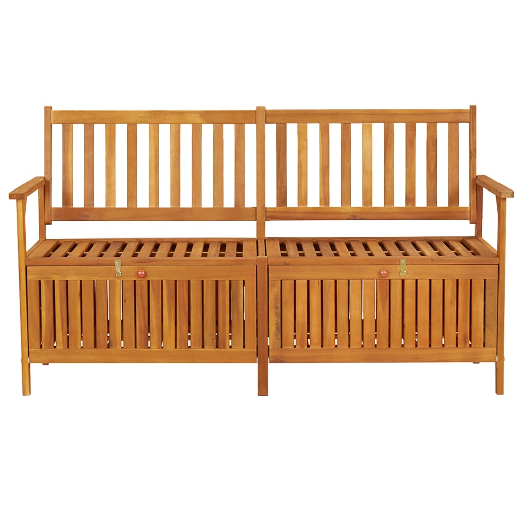 vidaXL Truhenbank 148 cm Massivholz Akazie