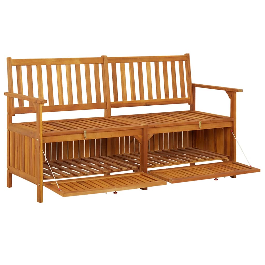 vidaXL Truhenbank 148 cm Massivholz Akazie