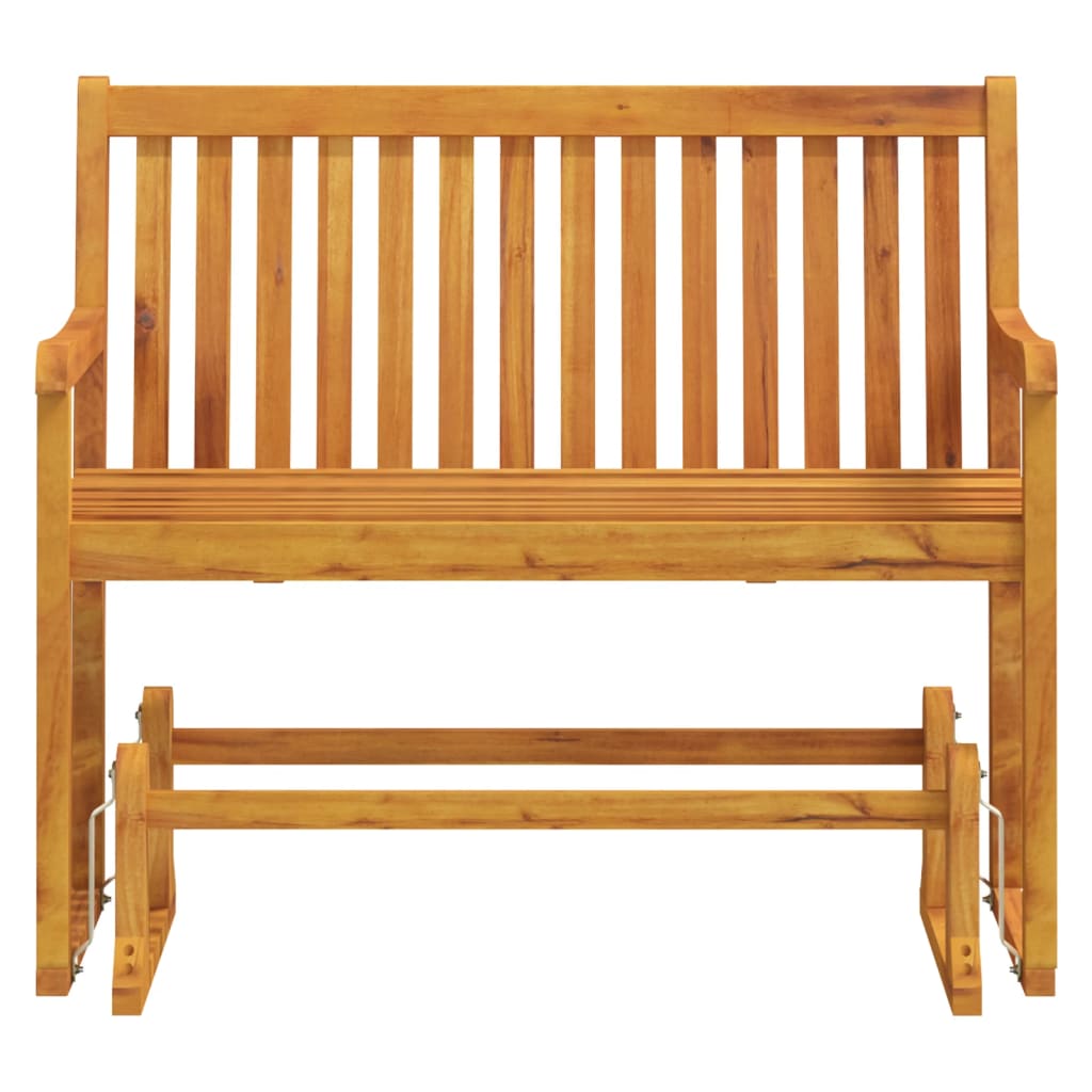 vidaXL Garten-Schaukelbank 110 cm Massivholz Akazie