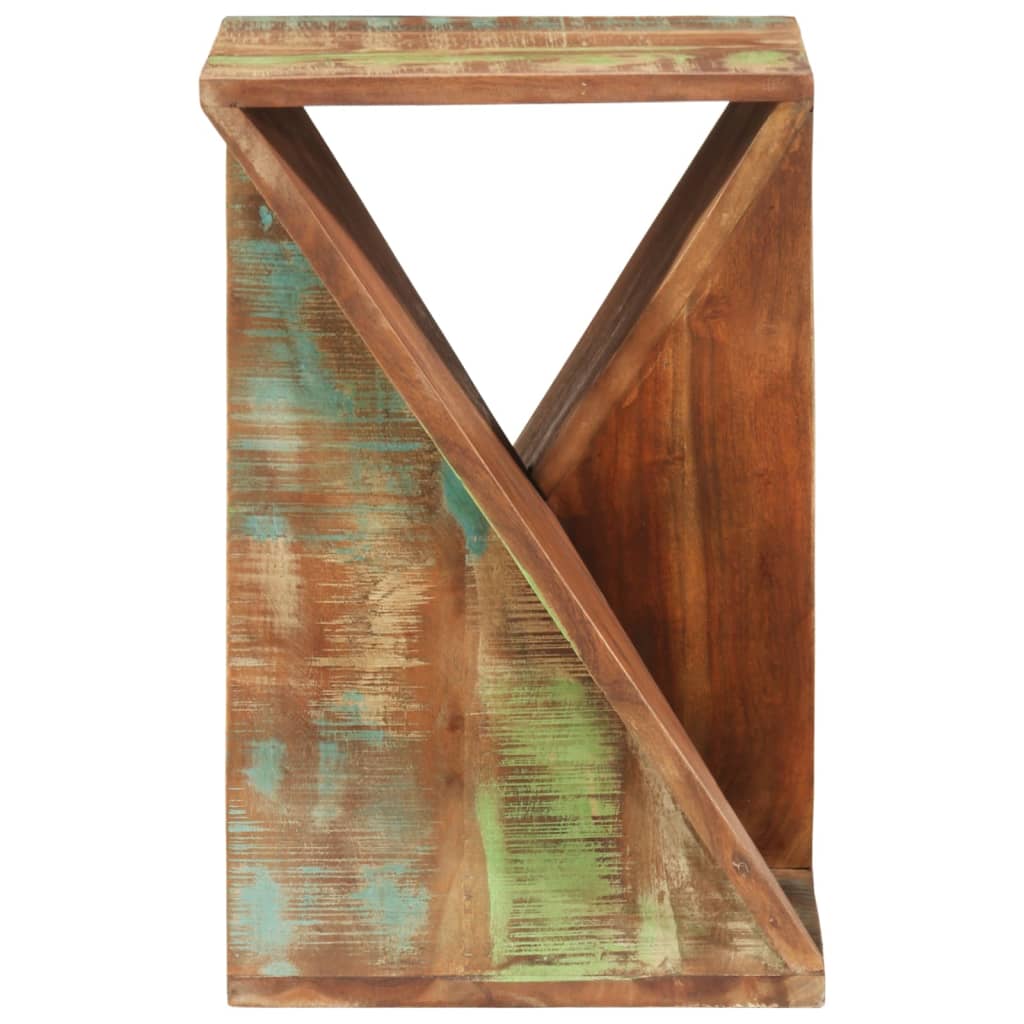 vidaXL Beistelltisch 35x35x55 cm Altholz Massiv