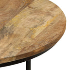 vidaXL Satztische 3 Stk. Rohes Mangoholz