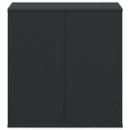 vidaXL Garten-Kissenbox PE Rattan 100x49x103,5 cm Schwarz