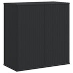 vidaXL Garten-Kissenbox PE Rattan 100x49x103,5 cm Schwarz
