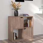 vidaXL Bücherregal Grau Sonoma-Eiche 60x27,5x59,5 cm Holzwerkstoff