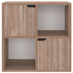 vidaXL Bücherregal Grau Sonoma-Eiche 60x27,5x59,5 cm Holzwerkstoff