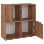 vidaXL Bücherregal Braun Eichen-Optik 60x27,5x59,5 cm Holzwerkstoff