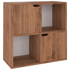 vidaXL Bücherregal Braun Eichen-Optik 60x27,5x59,5 cm Holzwerkstoff