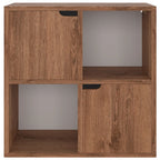 vidaXL Bücherregal Braun Eichen-Optik 60x27,5x59,5 cm Holzwerkstoff