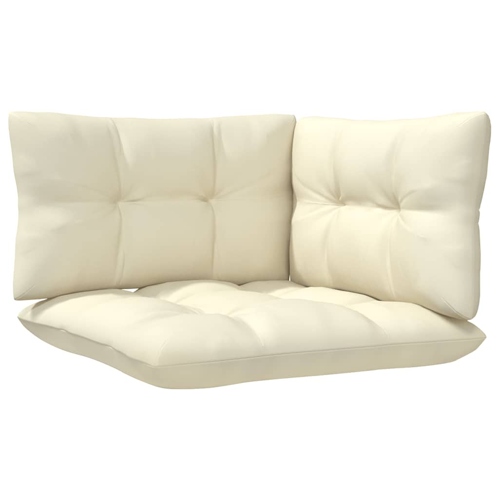 vidaXL Garten-Ecksofa mit Kissen Honigbraun Massivholz Kiefer