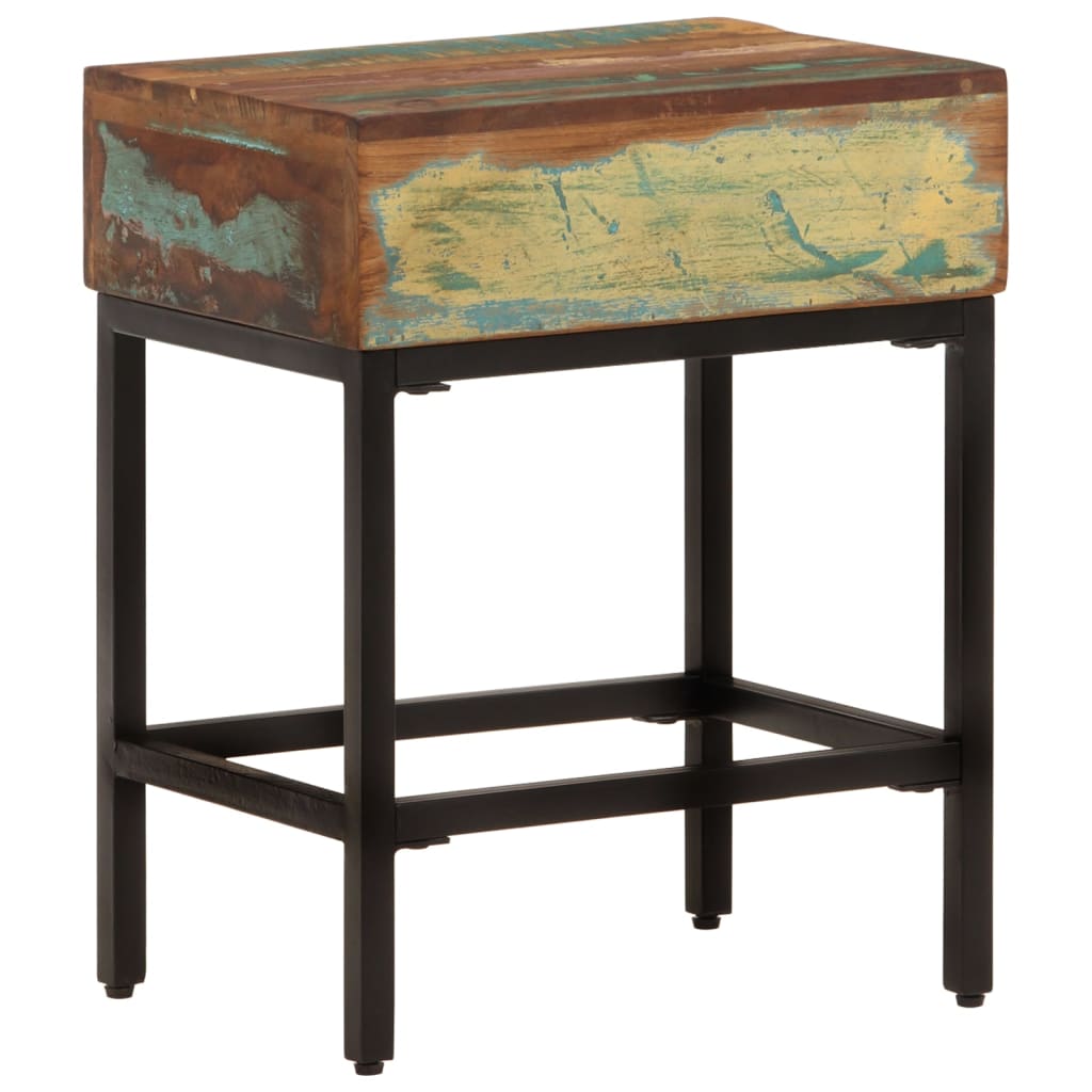 vidaXL Beistelltisch 40x30x51 cm Altholz Massiv