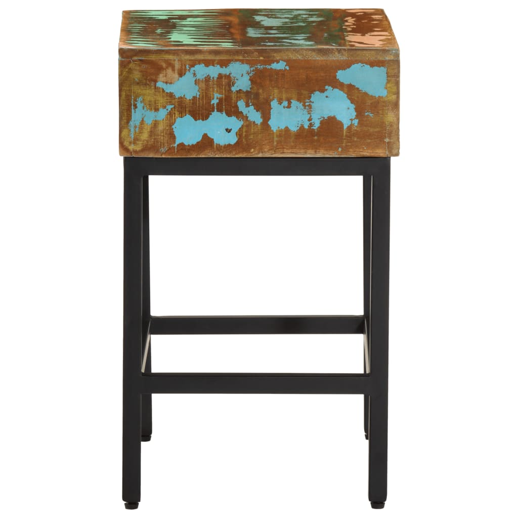 vidaXL Beistelltisch 40x30x51 cm Altholz Massiv