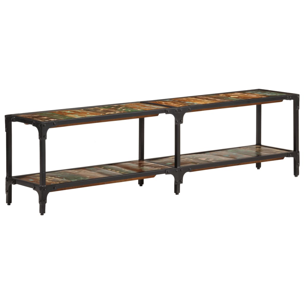 vidaXL TV-Schrank 150x30x41 cm Altholz Massiv