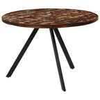 vidaXL Esstisch 110x75 cm Altholz Massivholz
