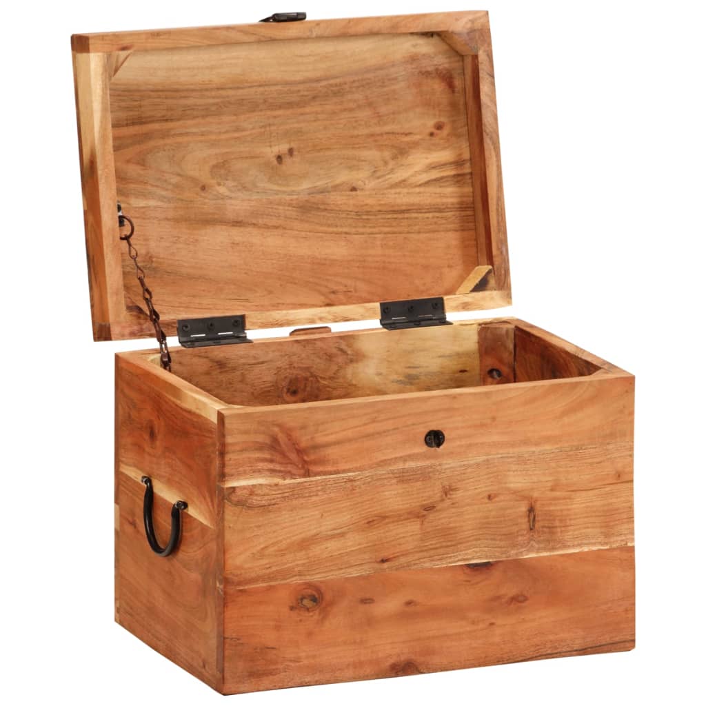 vidaXL Aufbewahrungsbox 39x28x31 cm Massivholz Akazie