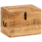 vidaXL Aufbewahrungsbox 39x28x31 cm Massivholz Mango