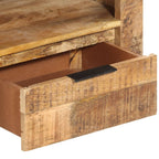 vidaXL TV-Schrank 110x30x40 cm Raues Mangoholz