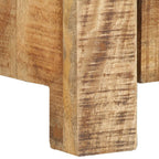 vidaXL TV-Schrank 110x30x40 cm Raues Mangoholz