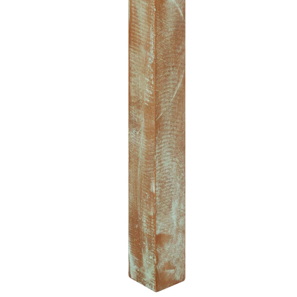 vidaXL Esstisch 82x80x76 cm Altholz Massiv