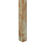 vidaXL Esstisch 82x80x76 cm Altholz Massiv