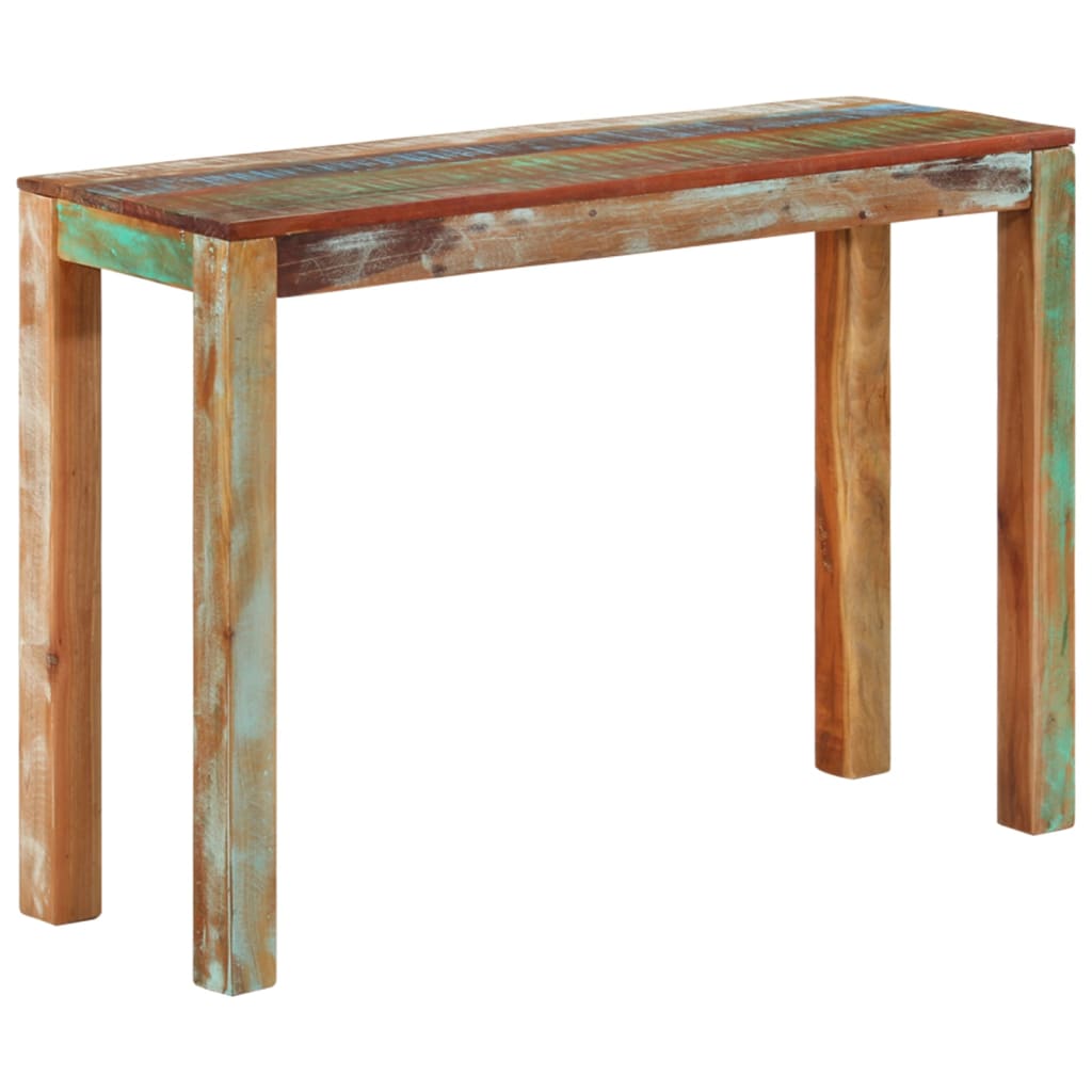 vidaXL Konsolentisch 110x35x76 cm Altholz Massiv