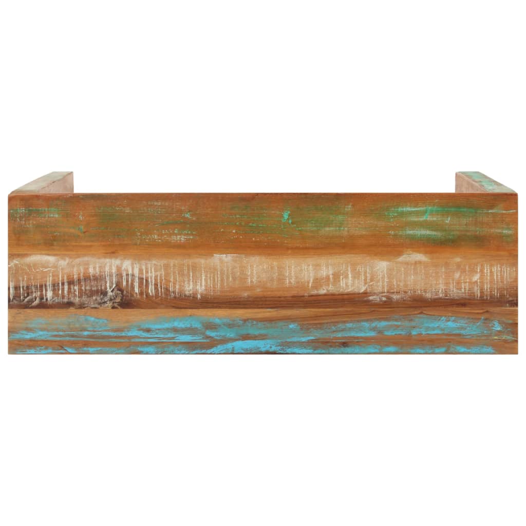 vidaXL Konsolentisch 110x35x76 cm Altholz Massiv