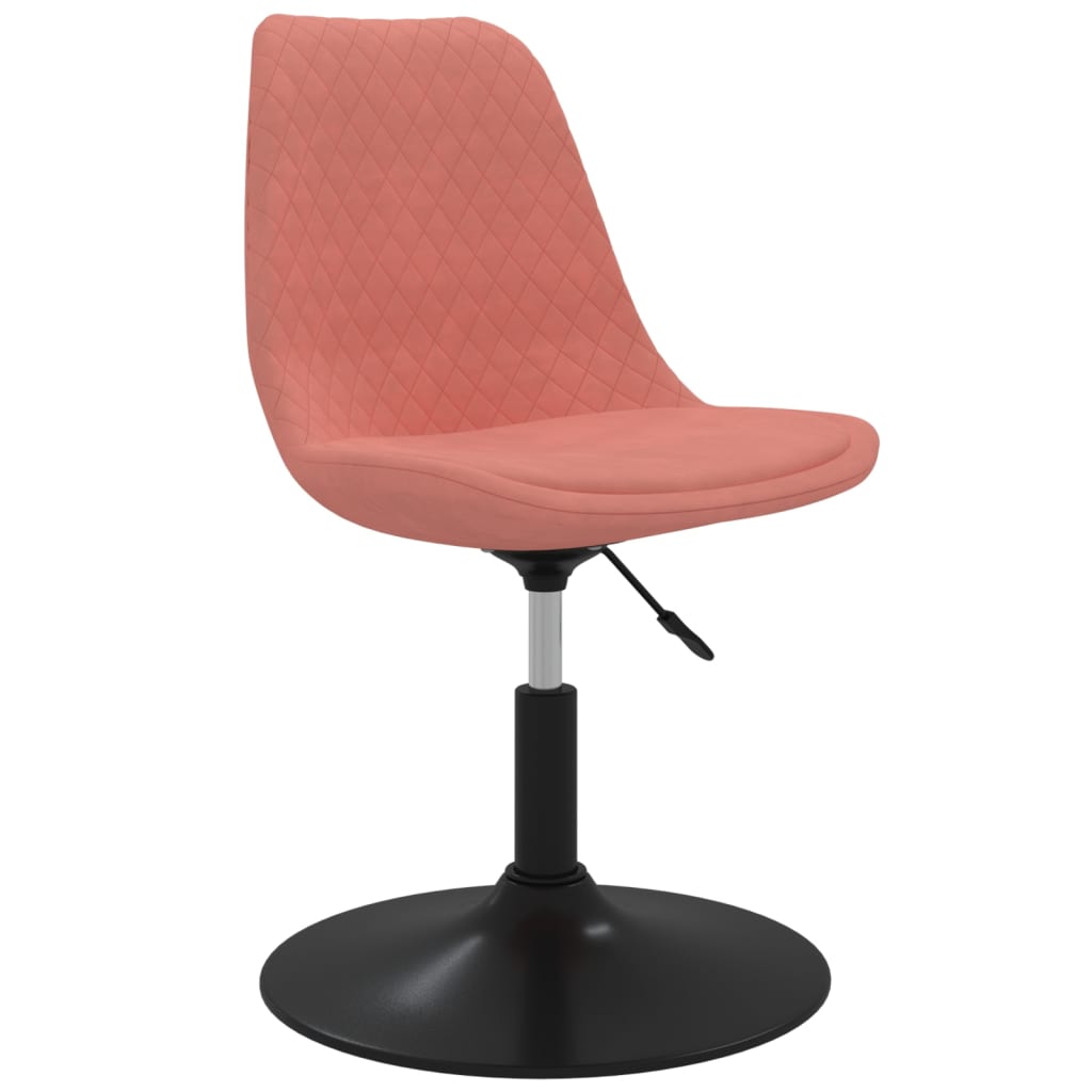 vidaXL Esszimmerstühle 4 Stk. Drehbar Rosa Samt