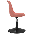 vidaXL Esszimmerstühle 4 Stk. Drehbar Rosa Samt