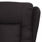 vidaXL Relaxsessel Schwarz Kunstleder