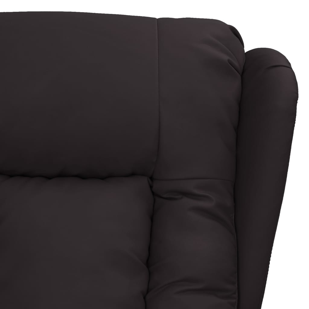 vidaXL Relaxsessel Schwarz Kunstleder