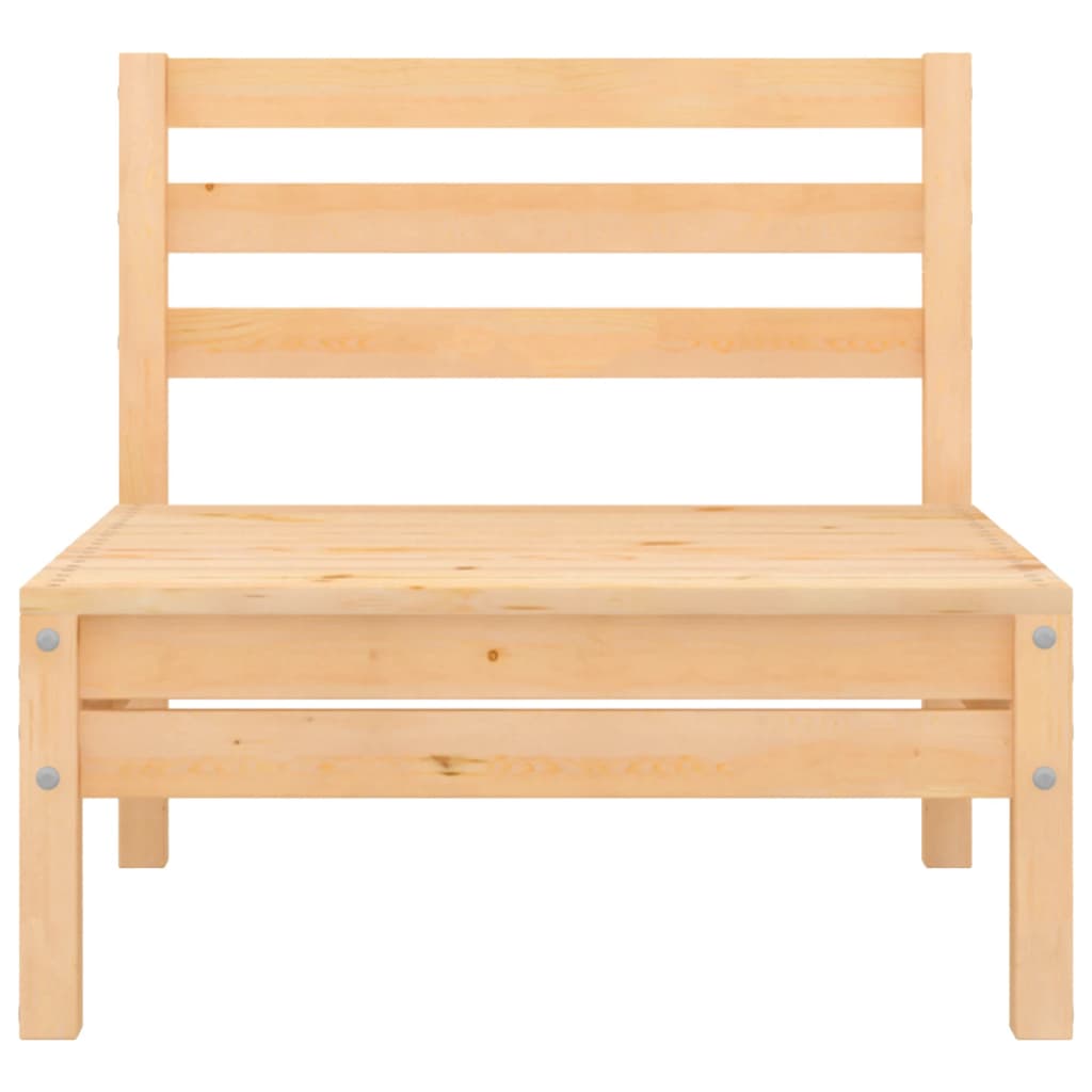 vidaXL 2-Sitzer-Gartensofa Kiefer Massivholz