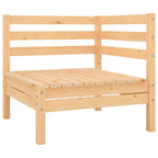 vidaXL 11-tlg. Garten-Lounge-Set Massivholz Kiefer