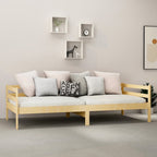 vidaXL Tagesbett mit Matratze 90x200 cm Kiefer Massivholz