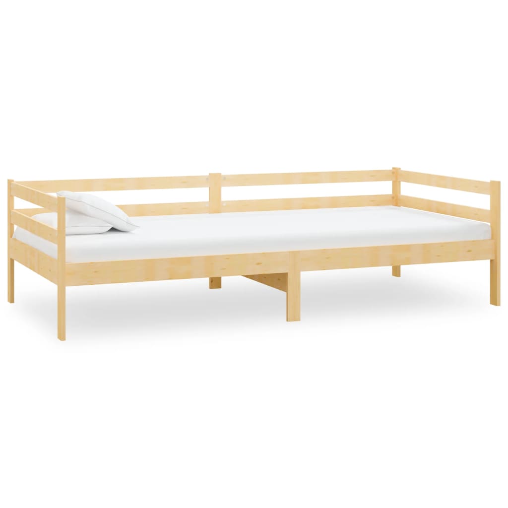 vidaXL Tagesbett mit Matratze 90x200 cm Kiefer Massivholz