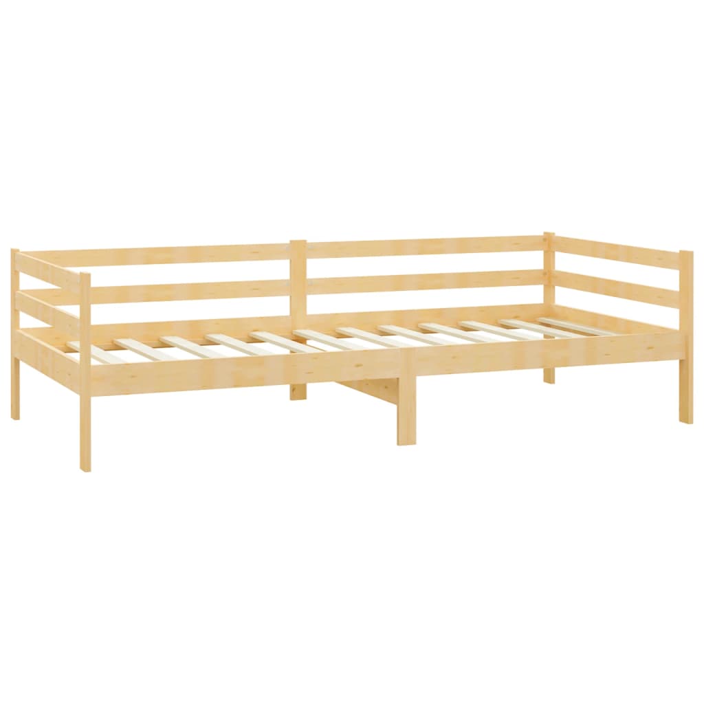 vidaXL Tagesbett mit Matratze 90x200 cm Kiefer Massivholz