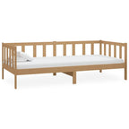 vidaXL Tagesbett mit Matratze 90x200 cm Honigbraun Massivholz Kiefer
