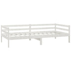 vidaXL Tagesbett mit Schubladen Weiß 90x200 cm Massives Kiefernholz